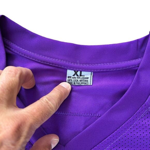 Ric Flair Signed Autographed Custom Purple Stats Jersey JSA WWF Pro Wrestling - Picture 4 of 8